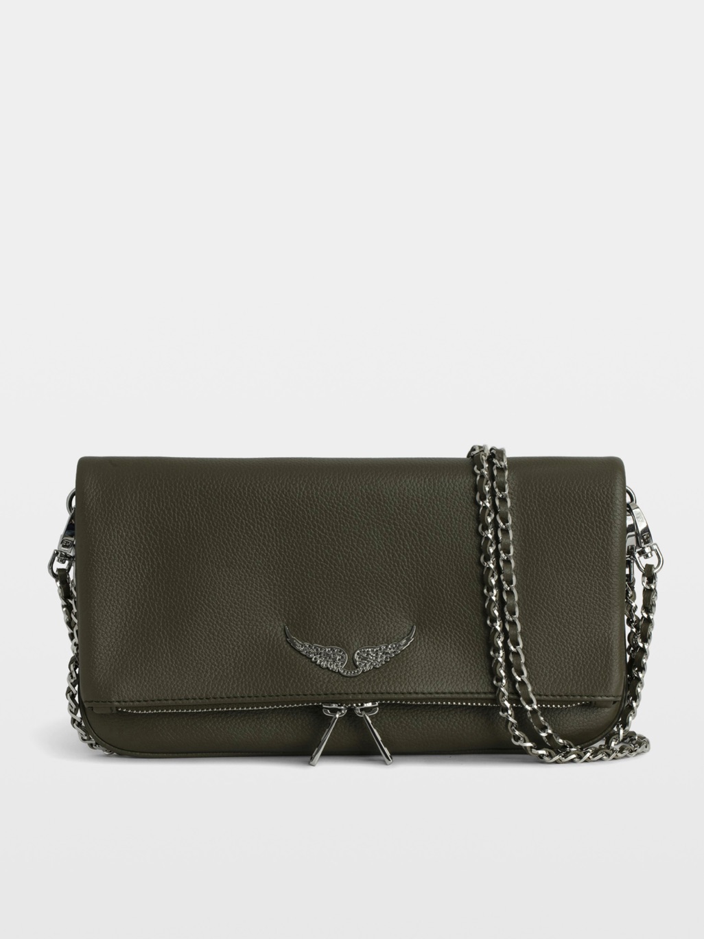 Zadig & Voltaire Rock Clutch Khaki